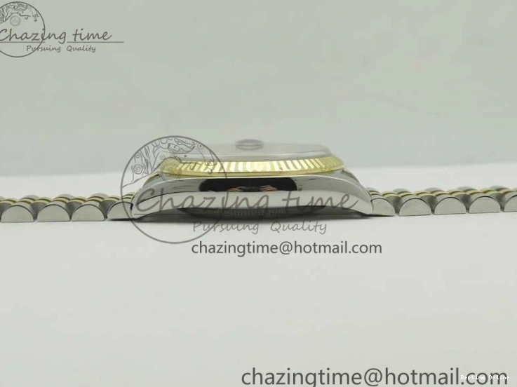 0413 DateJust 36 SS YG 126233 ARF 1:1 Best Edition Black Dial Stick Markers on SS YG Jubilee Bracelet SH ModernLook 3432